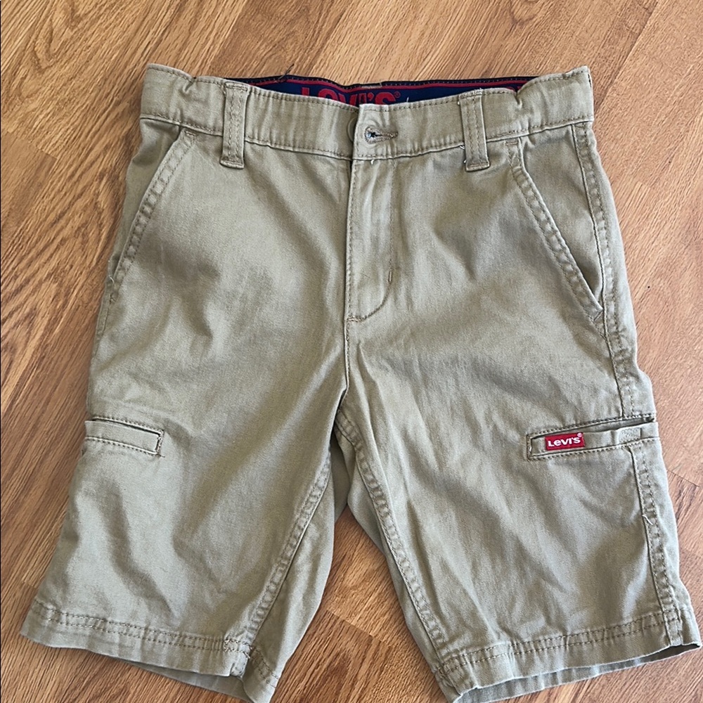 Levi's Tan Cargo Shorts Classic Cotton Twill